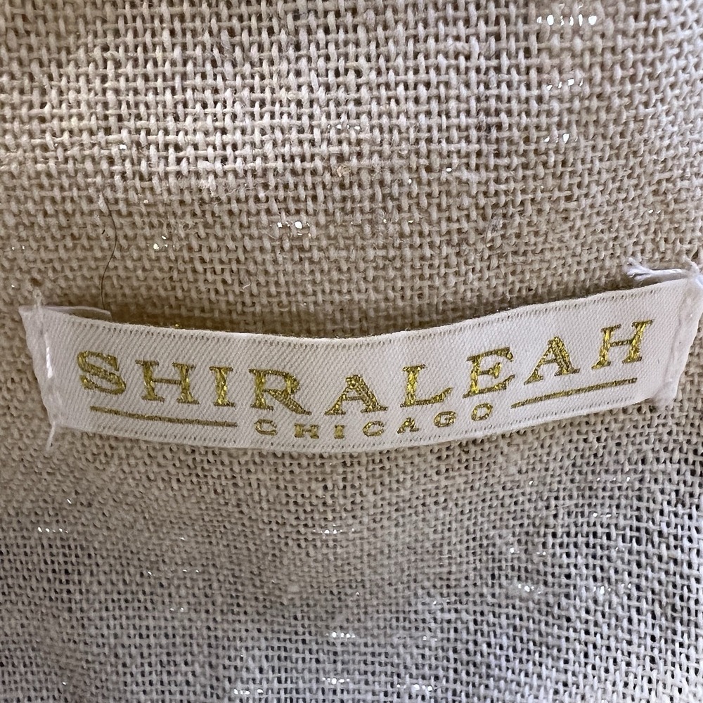 Shiraleah Chicago Straw Clamshell Mini Purse Blue Natural Beige Coastal Beach - Picture 14 of 16